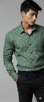 Casual Shirt Green - Image 2